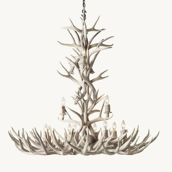 Deer Antler Chandelier 48"