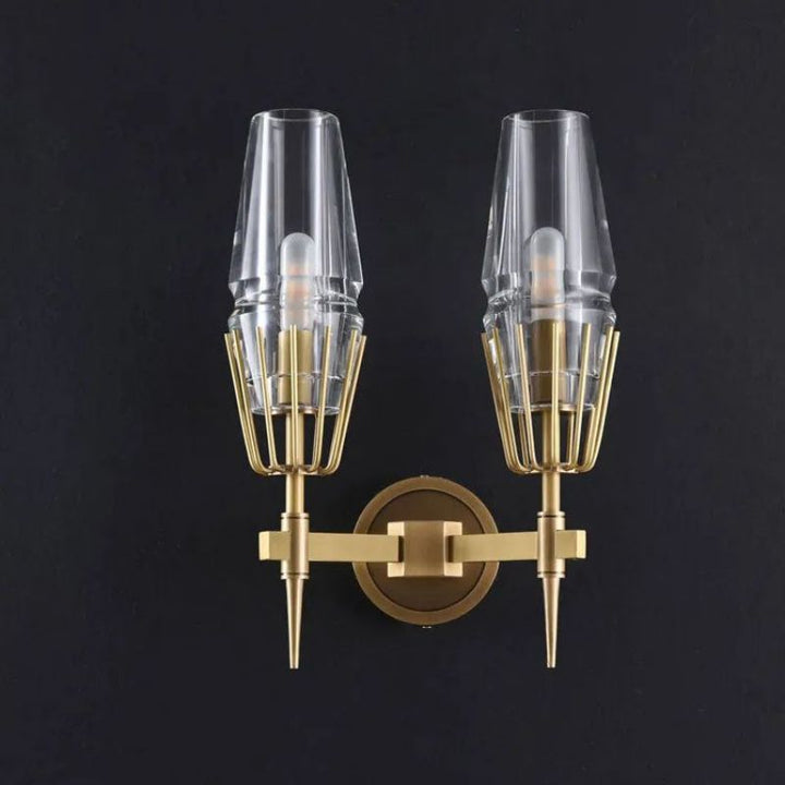 Delia Crystal Double Wall Sconce - ebuylight