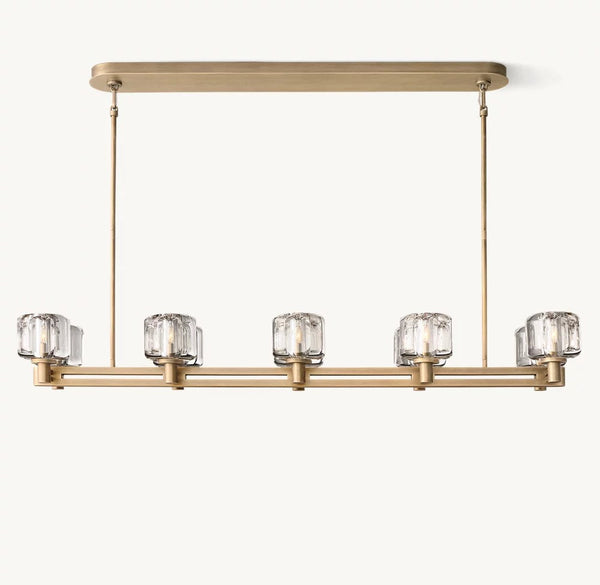Delmare  Double Linear Chandelier 54“