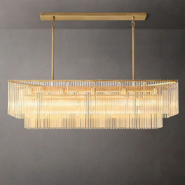 Dimasio Rectangular Chandelier 54" - ebuylight