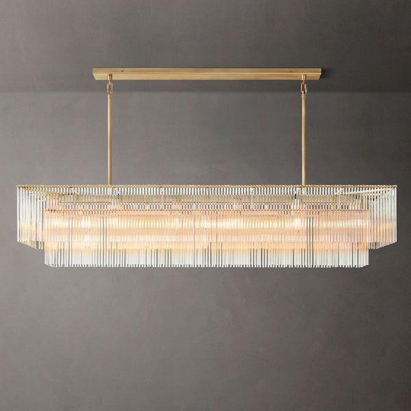 Dimasio Rectangular Chandelier 72" - ebuylight