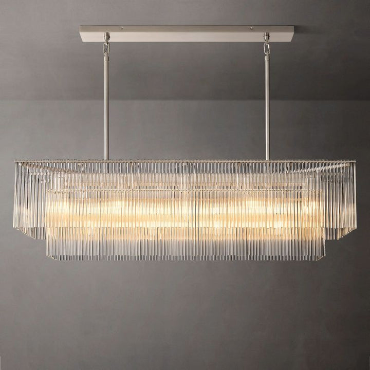 Dimasio Rectangular Chandelier 54" - ebuylight