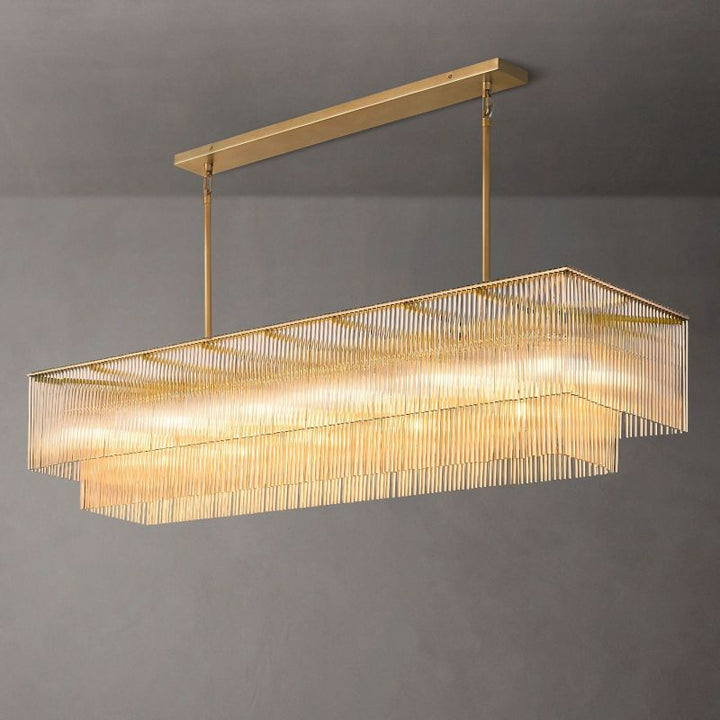 Dimasio Rectangular Chandelier 72" - ebuylight