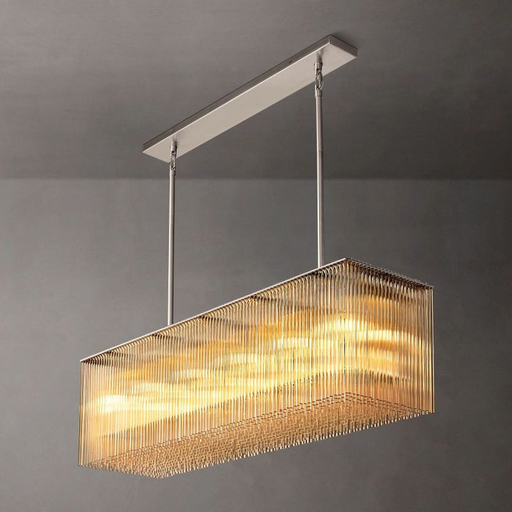 Dimasio Rectangular Chandelier 54" - ebuylight