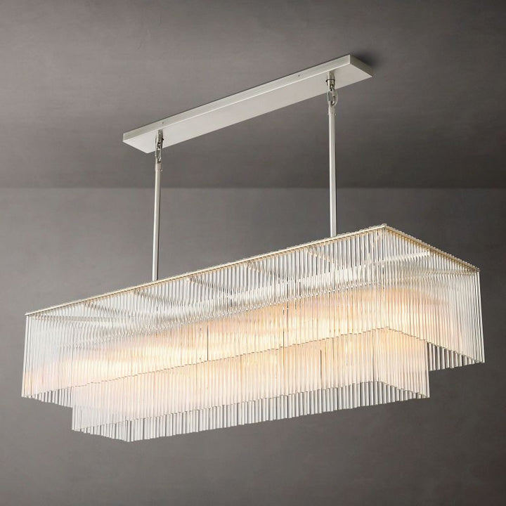 Dimasio Rectangular Chandelier 54" - ebuylight