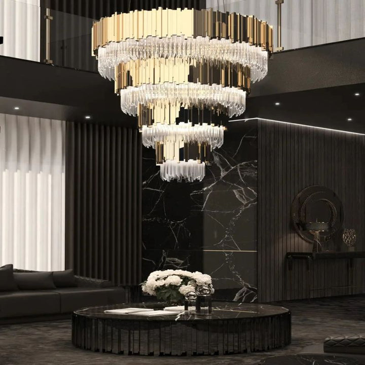 Empire Decorative 4-tier Round Chandelier - ebuylight