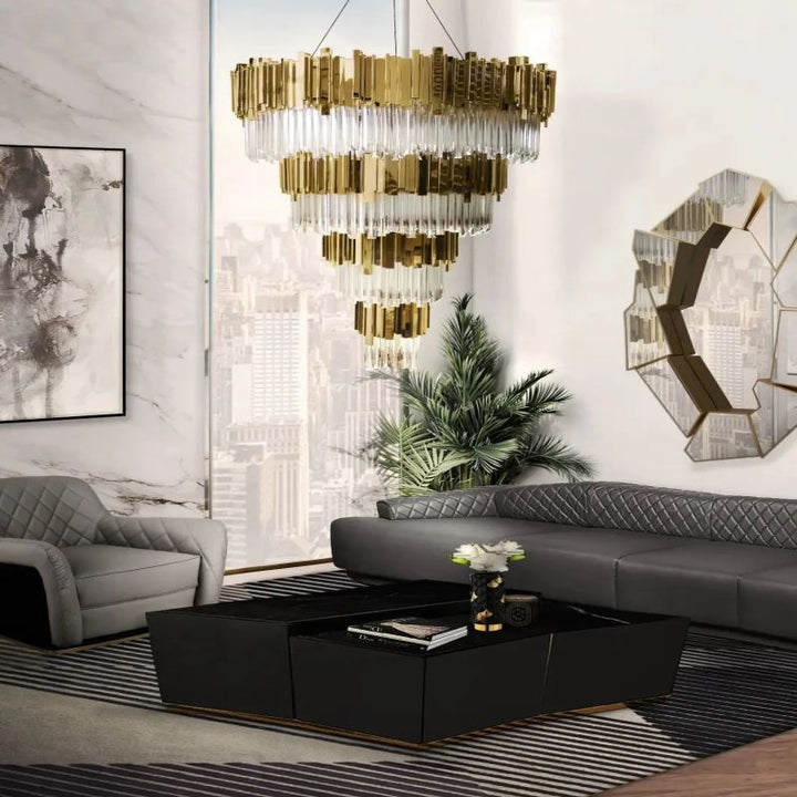 Empire Decorative 4-tier Round Chandelier - ebuylight