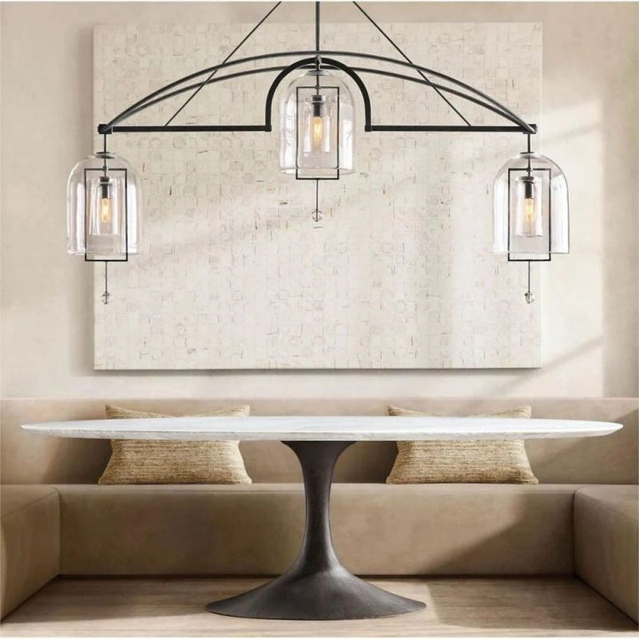 Fulcrum Linear Chandelier 85" - ebuylight