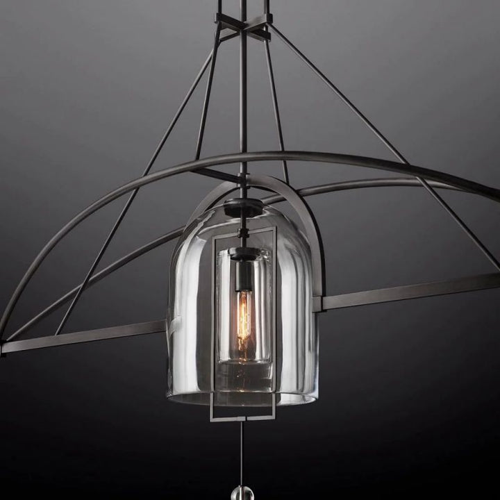 Fulcrum Linear Chandelier 85" - ebuylight