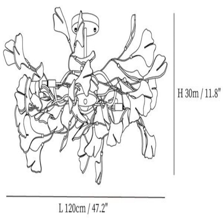 Gingko Luxury Chandelier Style B - ebuylight