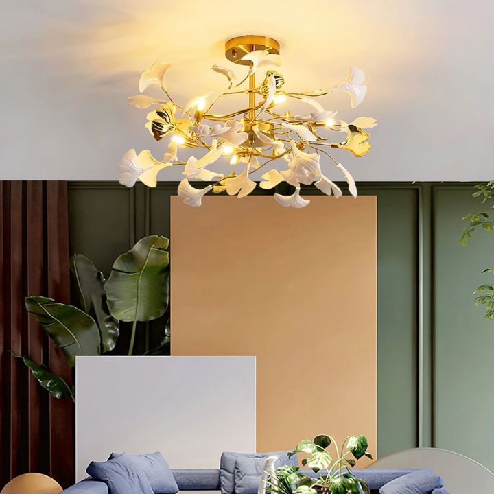 Gingko Luxury Chandelier Style B - ebuylight