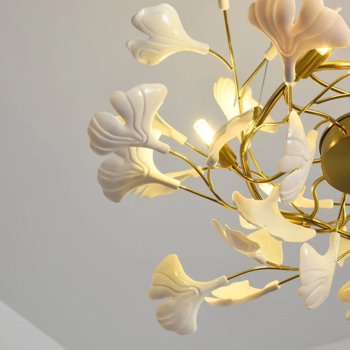 Gingko Luxury Chandelier Style B - ebuylight