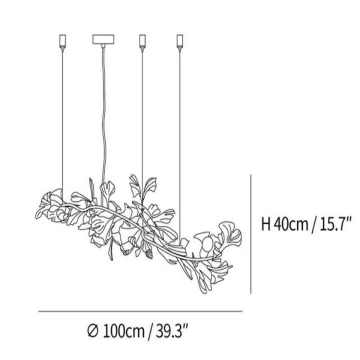 Gingko Luxury Chandelier Style I - ebuylight