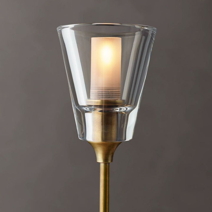 Glass Torch Round Chandelier 58" - ebuylight