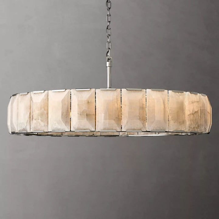 Harson Calcite Round Chandelier 60" - ebuylight