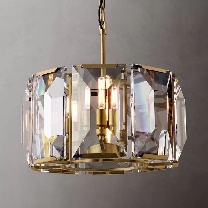 Harson Crystal Round Chandelier 19" - ebuylight