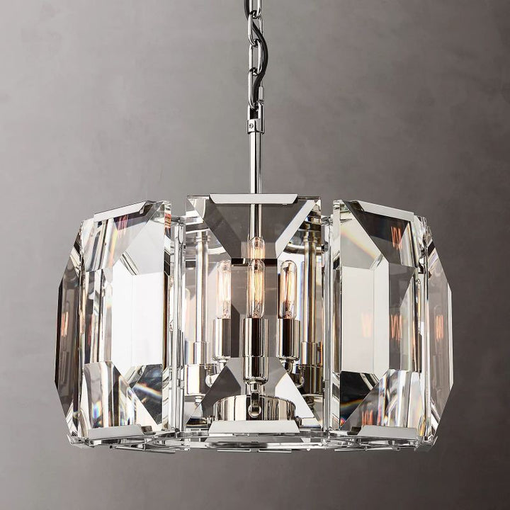 Harson Crystal Round Chandelier 19" - ebuylight