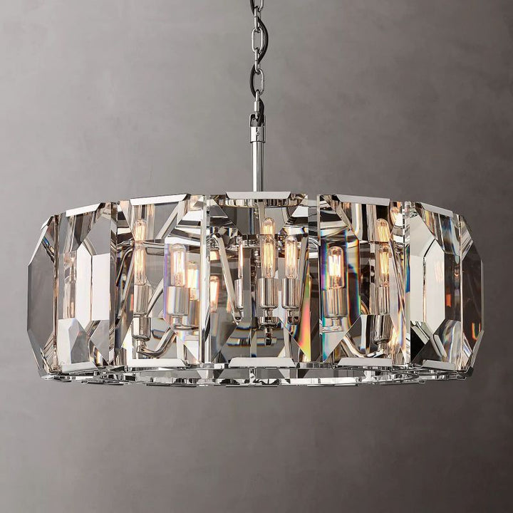 Harson Crystal Round Chandelier 31" - ebuylight