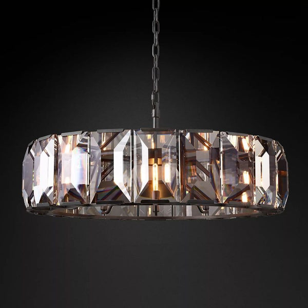 Harson Crystal Round Chandelier 43" - ebuylight