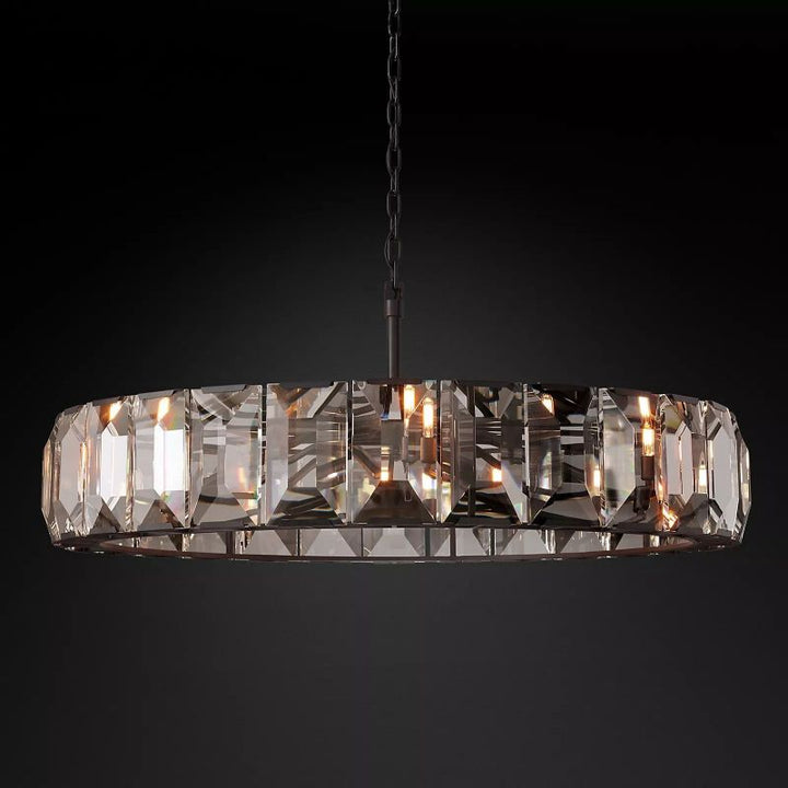 Harson Crystal Round Chandelier 60" - ebuylight