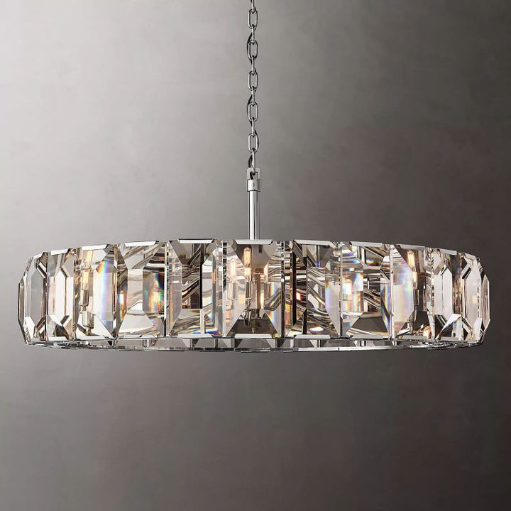 Harson Crystal Round Chandelier 60" - ebuylight