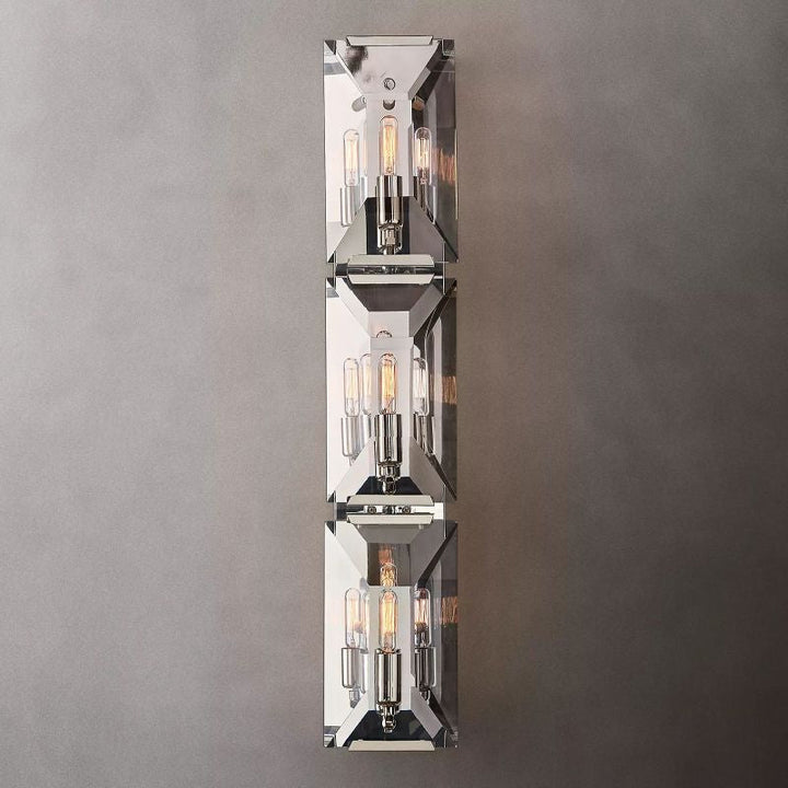 Harson Crystal Triple Wall Sconce - ebuylight