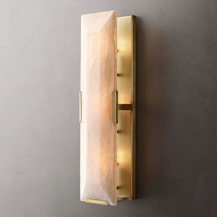 Harson Alabaster Linear Sconce - ebuylight