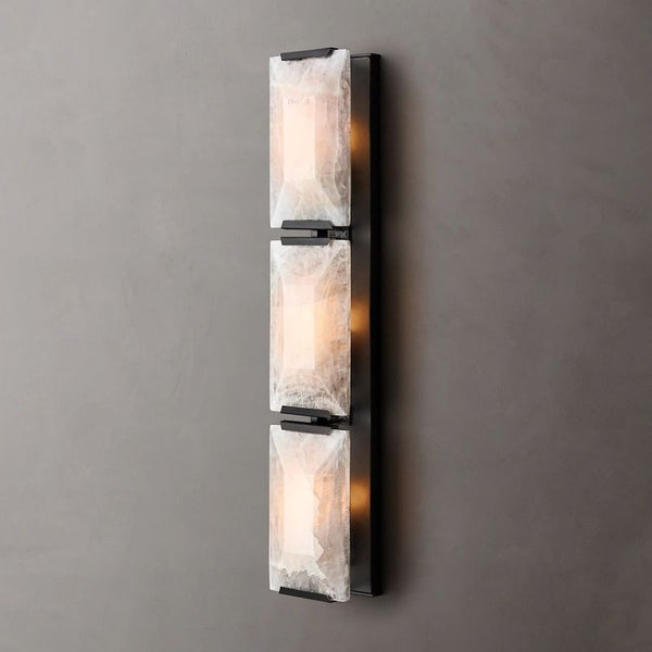 Harson Calcite Triple Sconce - ebuylight