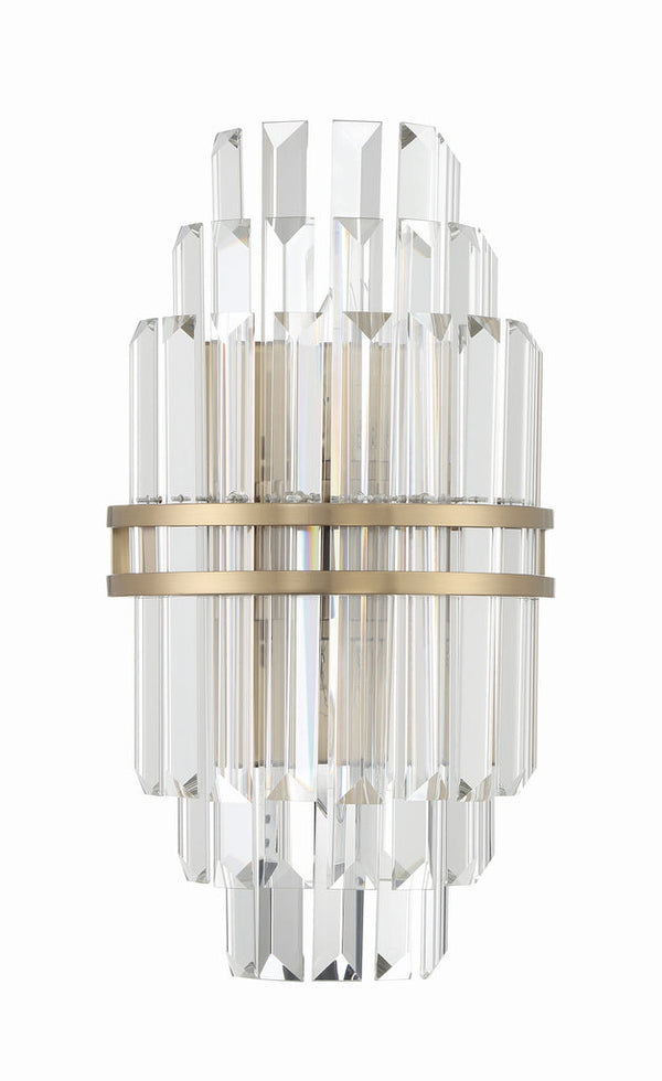 Hayes Crystal 2 Light Wall Sconce