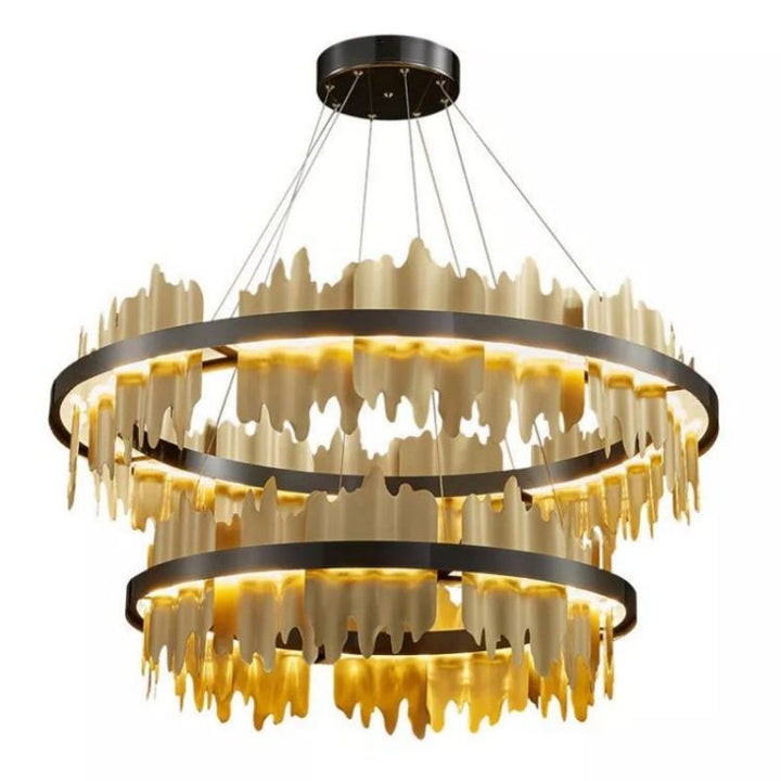 Hill 2-Tier Modern Round Chandelier - ebuylight