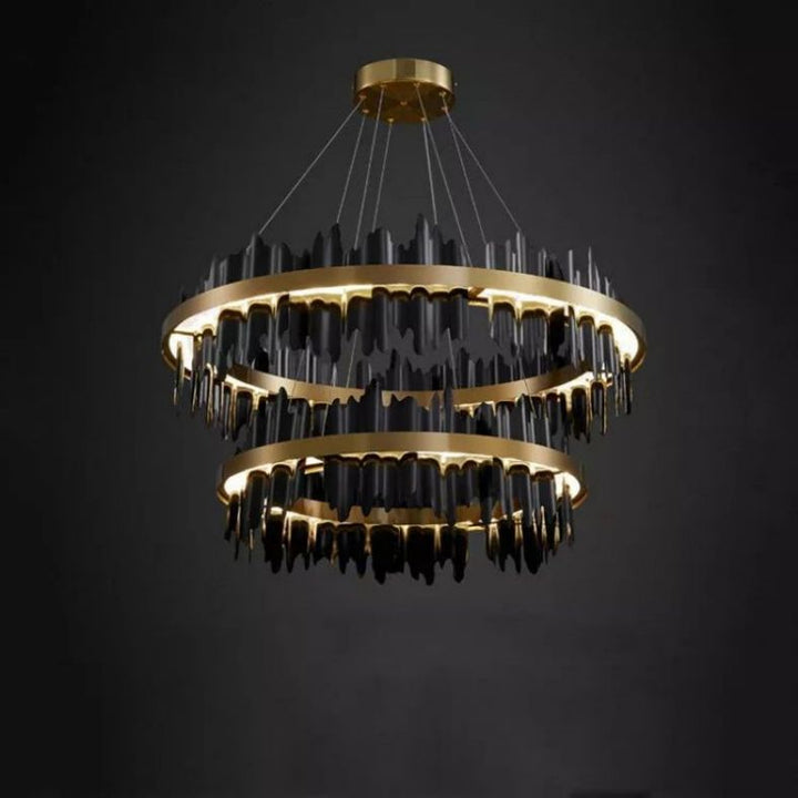 Hill 2-Tier Modern Round Chandelier - ebuylight