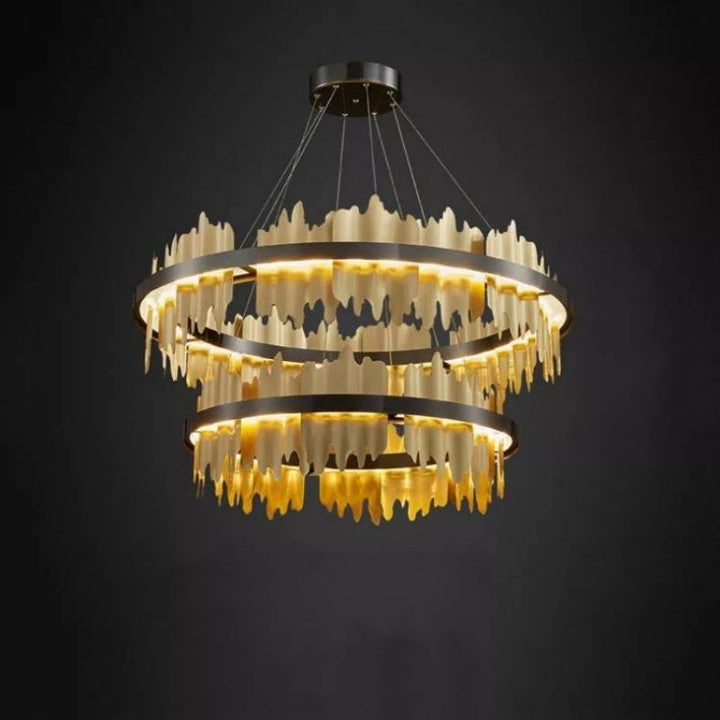 Hill 2-Tier Modern Round Chandelier - ebuylight