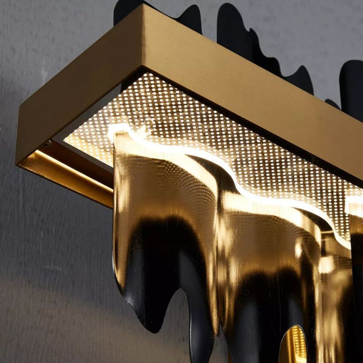 Hill Modern Sculpture Linear Chandelier - ebuylight