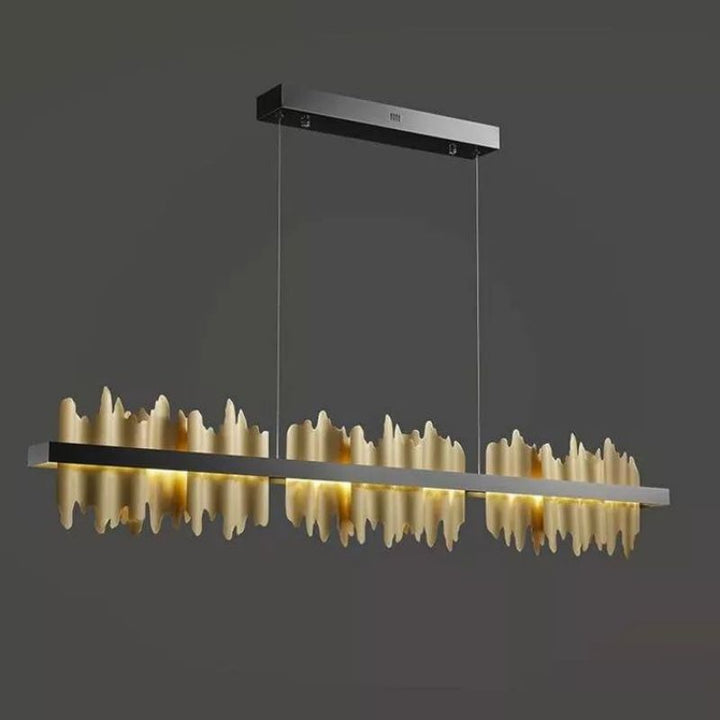 Hill Modern Sculpture Linear Chandelier - ebuylight