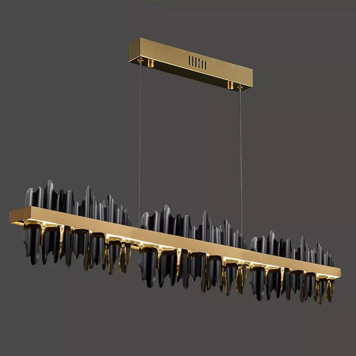 Hill Modern Sculpture Linear Chandelier - ebuylight