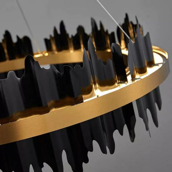 Hill Modern Sculpture Round Chandelier - ebuylight