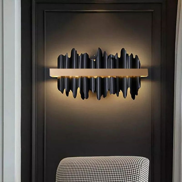 Hill Modern Sculpture Wall Sconce - ebuylight