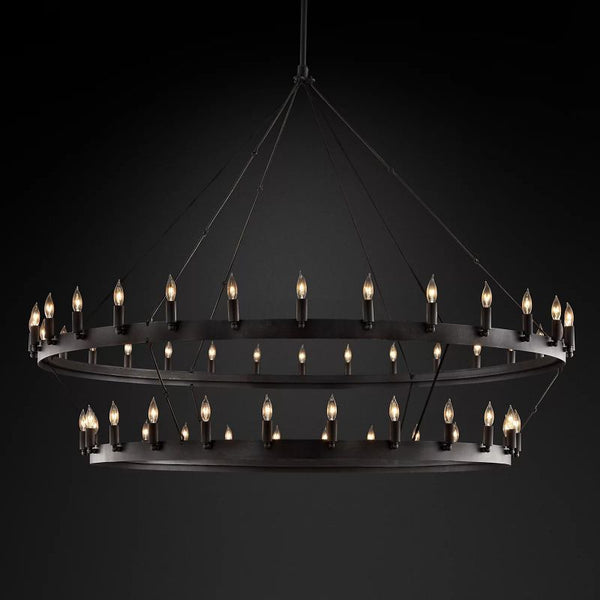 Camino Vintage Candelabra 2-Tier Chandelier - ebuylight