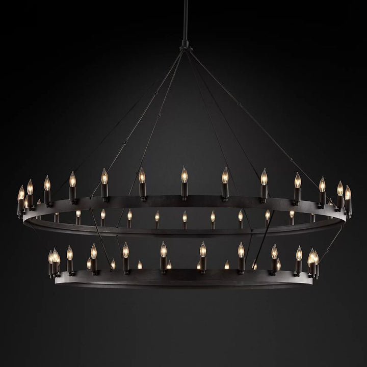 Camino Vintage Candelabra 2-Tier Chandelier - ebuylight