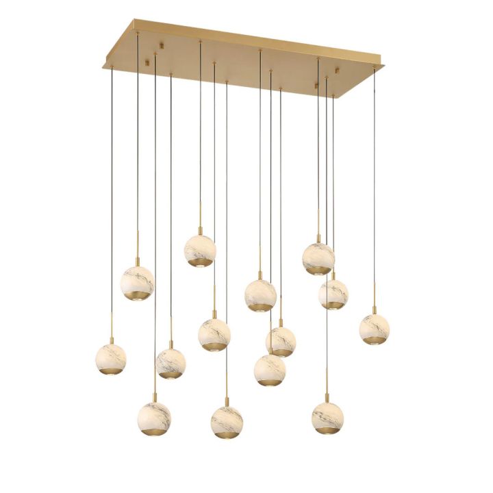 Kimma Lights Linear LED Chandelier - ebuylight