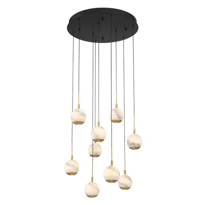 Kimma Lights Round LED Chandelier - ebuylight