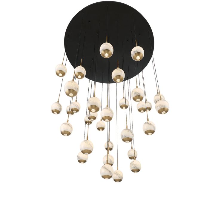 Kimma Lights Round LED Chandelier - ebuylight