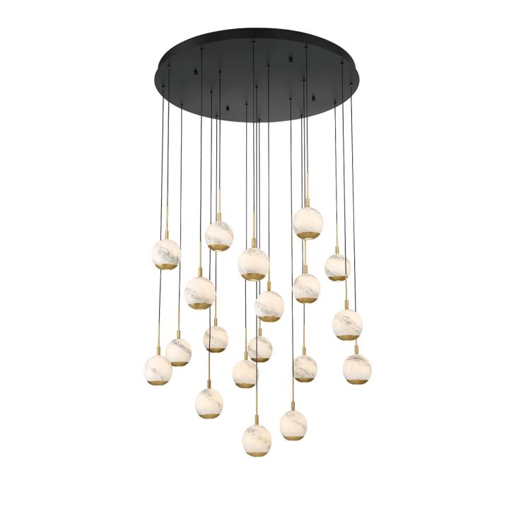 Kimma Lights Round LED Chandelier - ebuylight