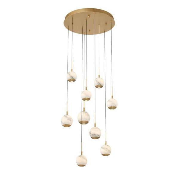 Kimma Lights Round LED Chandelier - ebuylight