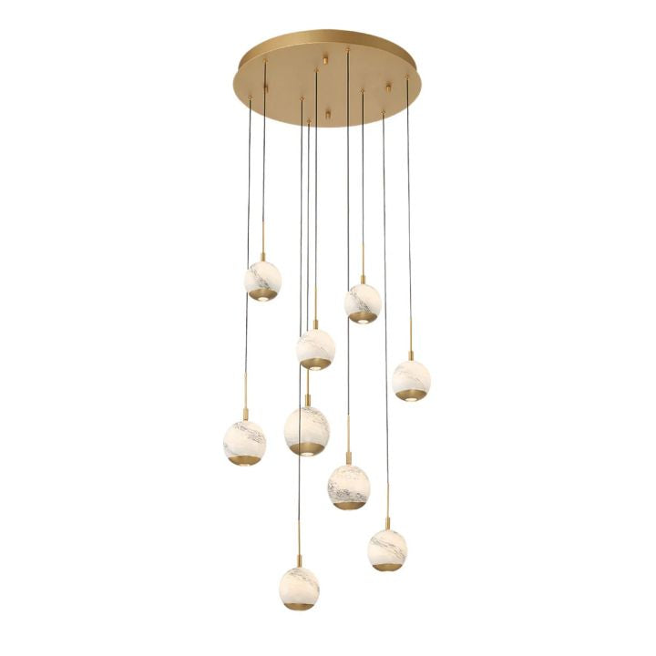 Kimma Lights Round LED Chandelier - ebuylight