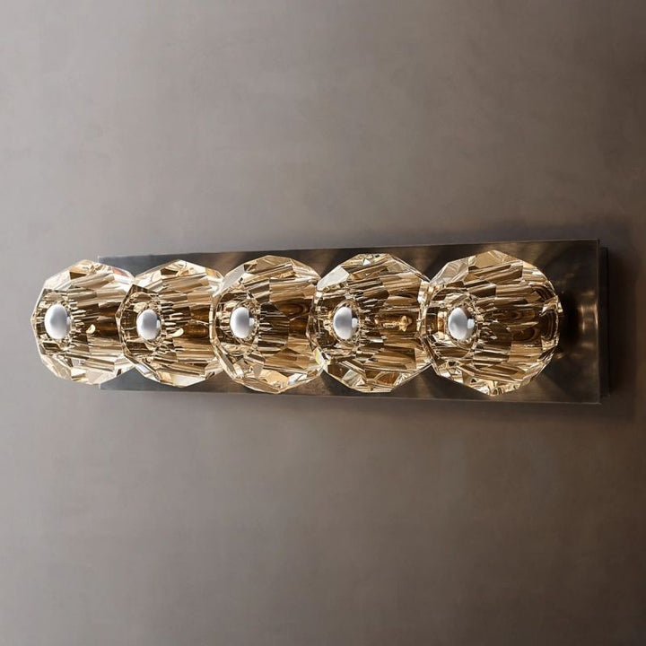 Kristal Clear Glass Linear Grand Wall Sconce - ebuylight