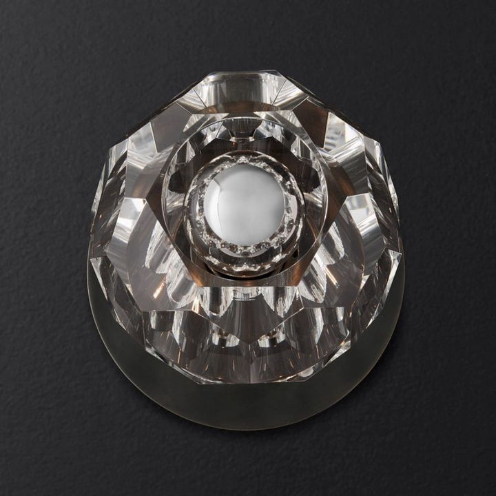 Kristal Clear Glass Petite Wall Sconce - ebuylight