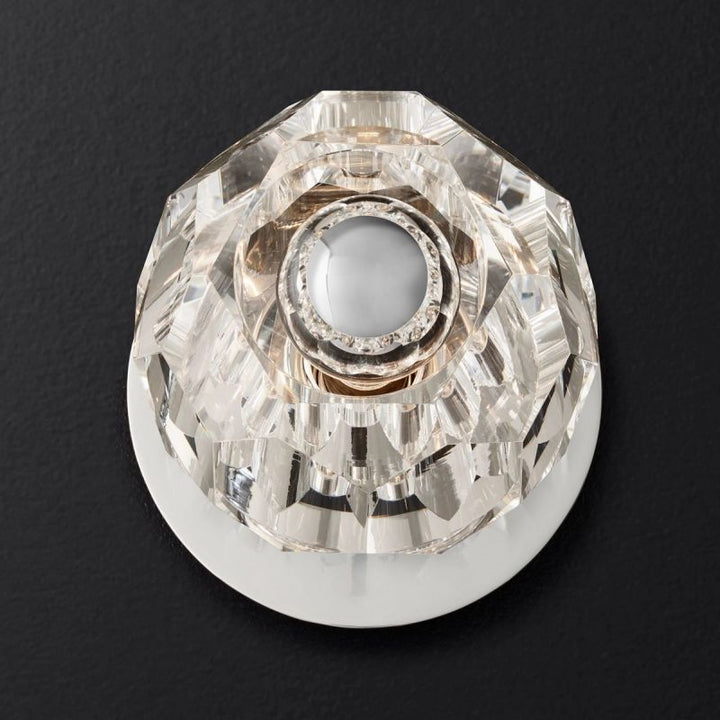 Kristal Clear Glass Petite Wall Sconce - ebuylight