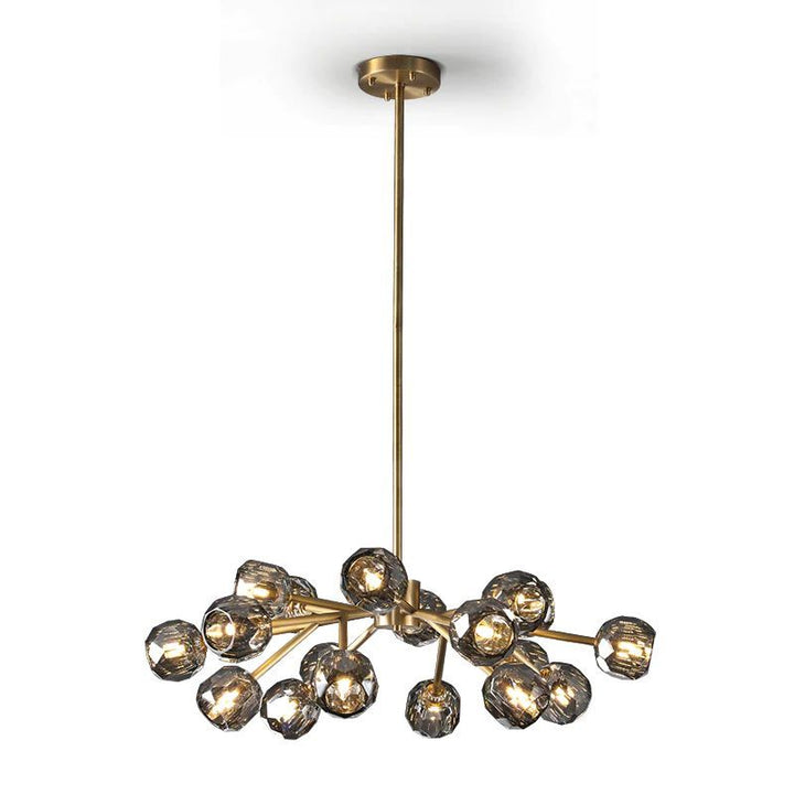 Kristal Glass Round Chandelier 36" - thebelacan