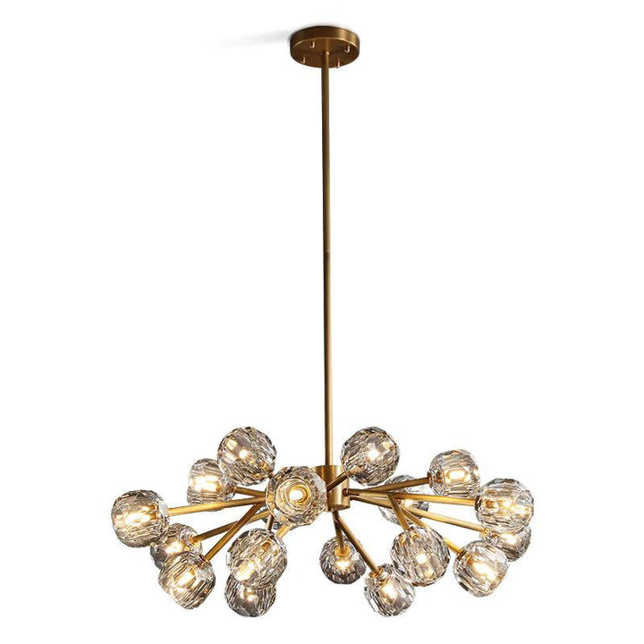 Kristal Glass Round Chandelier 36" - thebelacan